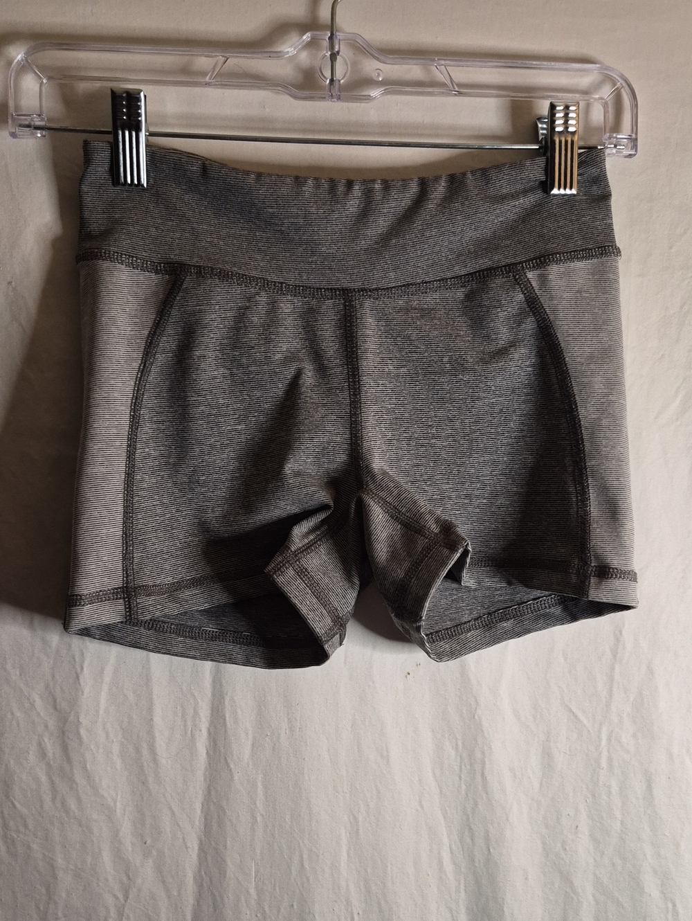 Live Love Dream Gray Athletic Bike Shorts
